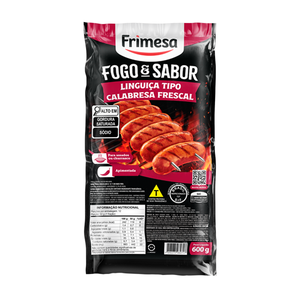 Linguiça Calabresa Frescal para espeto 600g