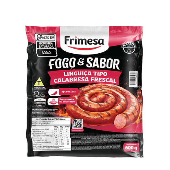 Linguiça Calabresa Frescal 600g