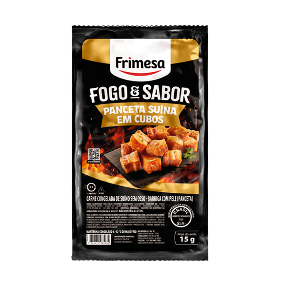 Panceta em Cubos Fogo e Sabor