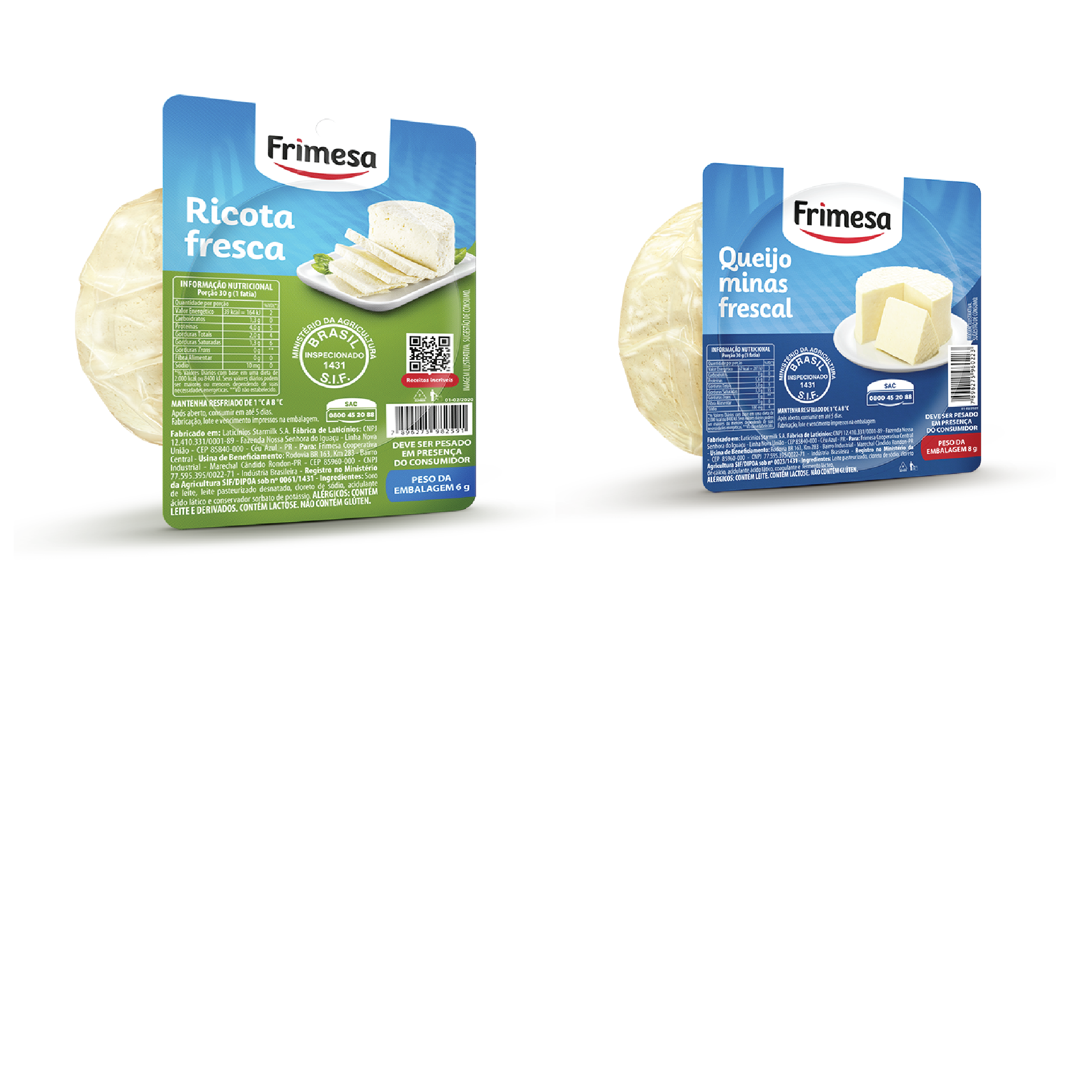 Lançamentos lácteos