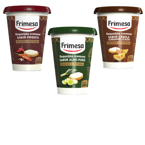 Novos sabores de requeijão