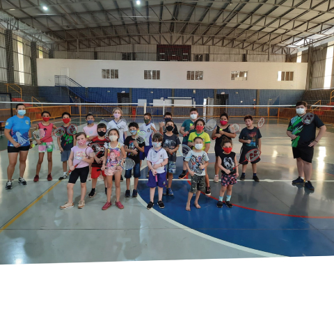 Aulas de Badminton na Assercoop
