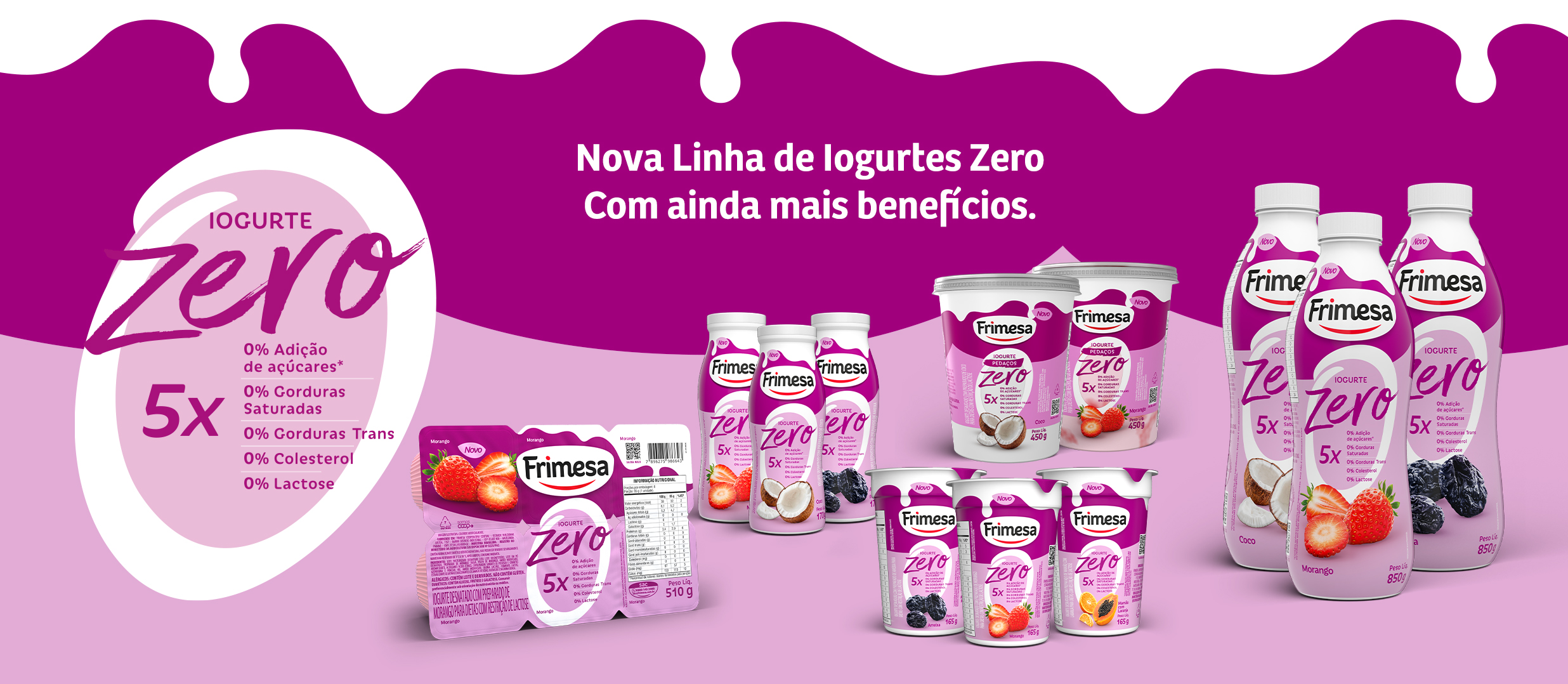 Frimesa lança linha 5 Zeros e reforça estratégia de saudabilidade