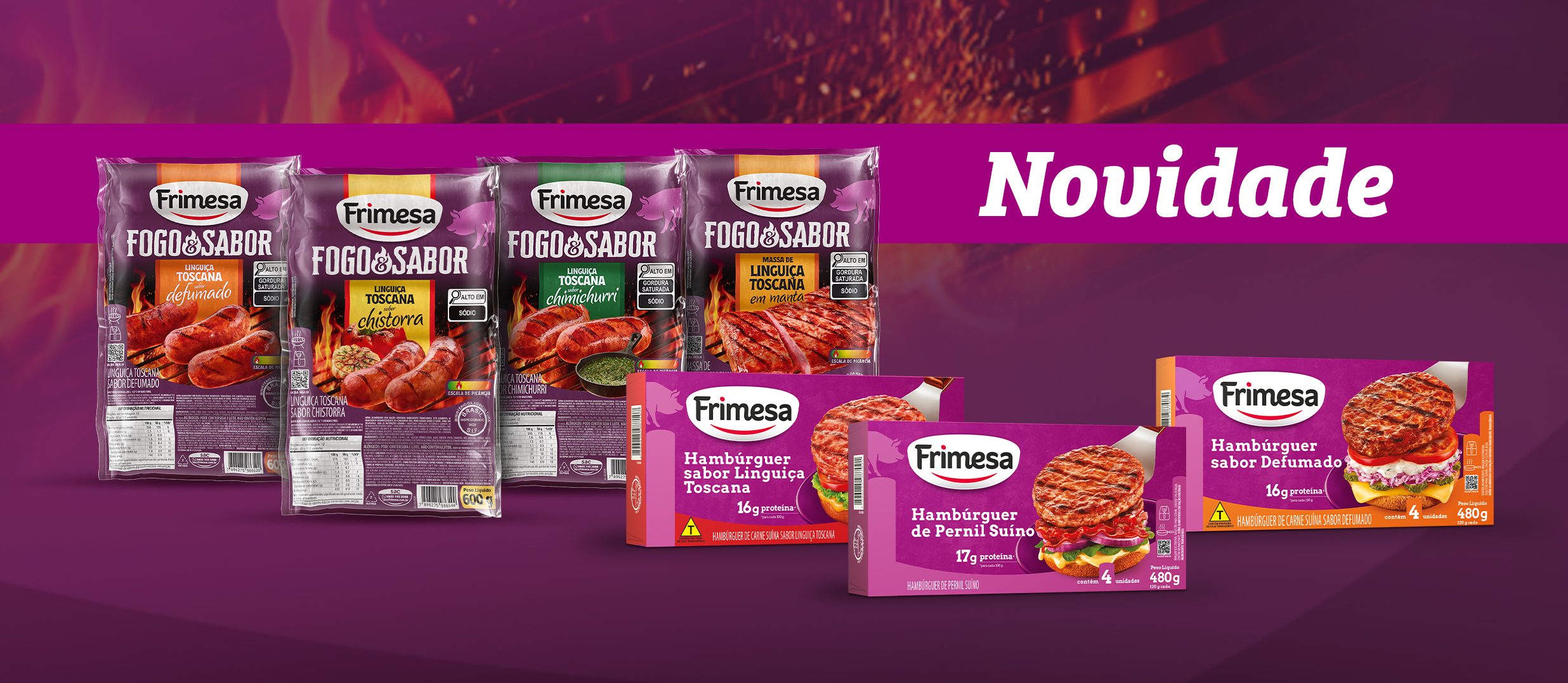 Frimesa inova em cortes suínos e apresenta lançamentos com nova identidade visual