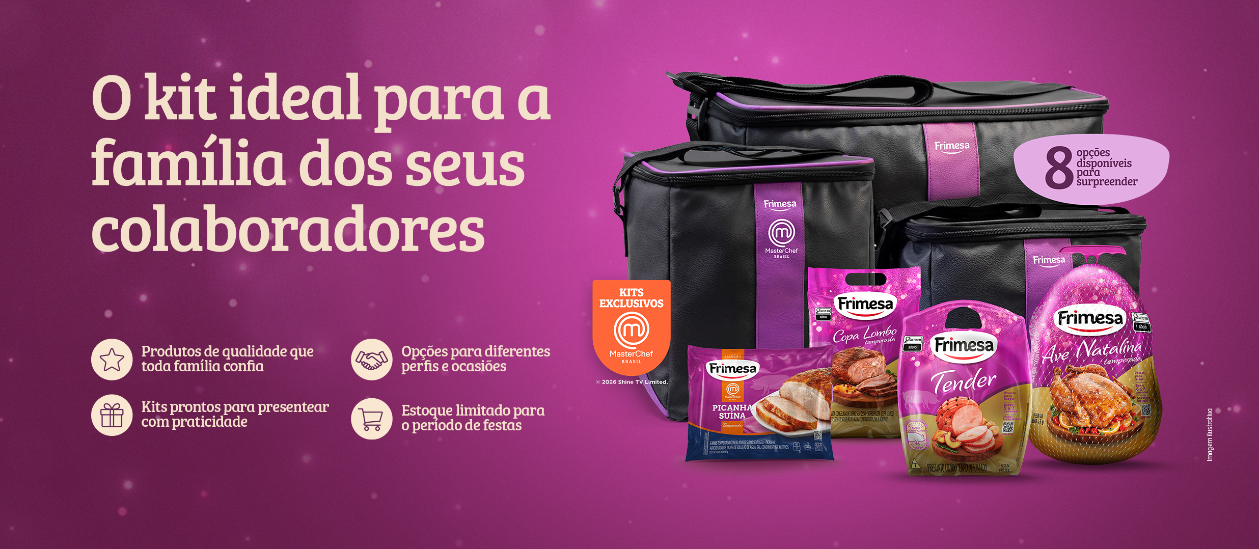 Frimesa aposta em kits corporativos para presentes de fim de ano