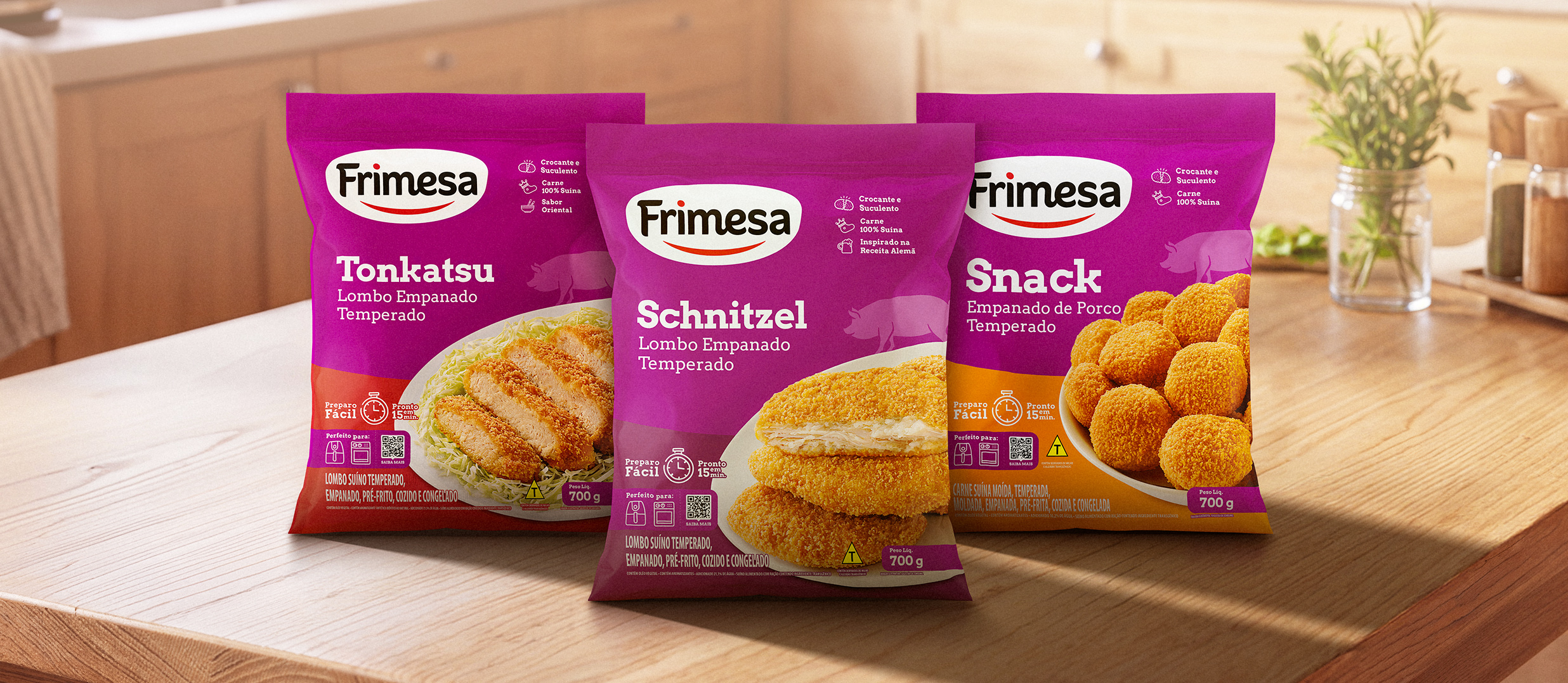 Frimesa inova o consumo familiar com o lançamento de Empanados Suínos Premium